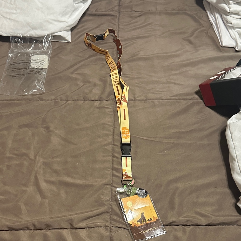 Star Wars Tan and Brown Lanyard with ID Holder